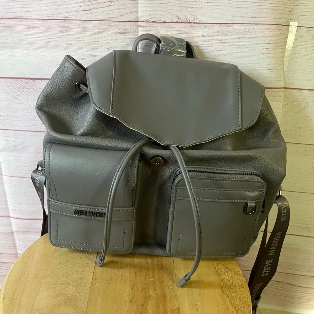 Steve Madden NWT Circular Grey‎ BDarryl Backpack